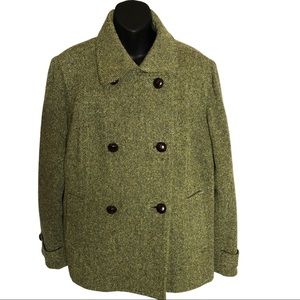 L L Bean tweed wool blend jacket